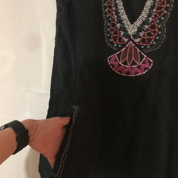 nanette lepore Silk Crinkle Chiffon top size 2 - Picture 4 of 7